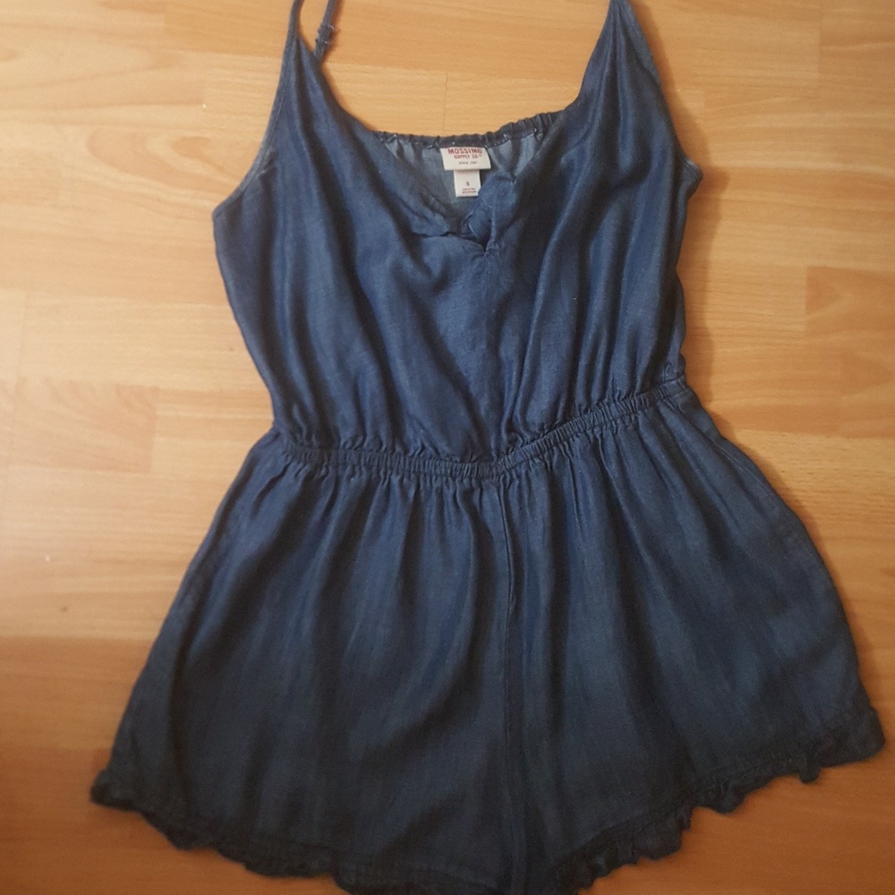 Denim Romper
